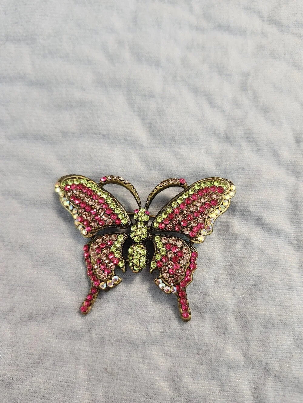 Butterfly Crystal Brooch